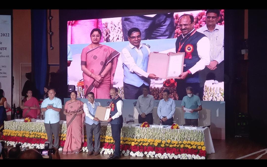 National Technical Best Teacher award from AICTE