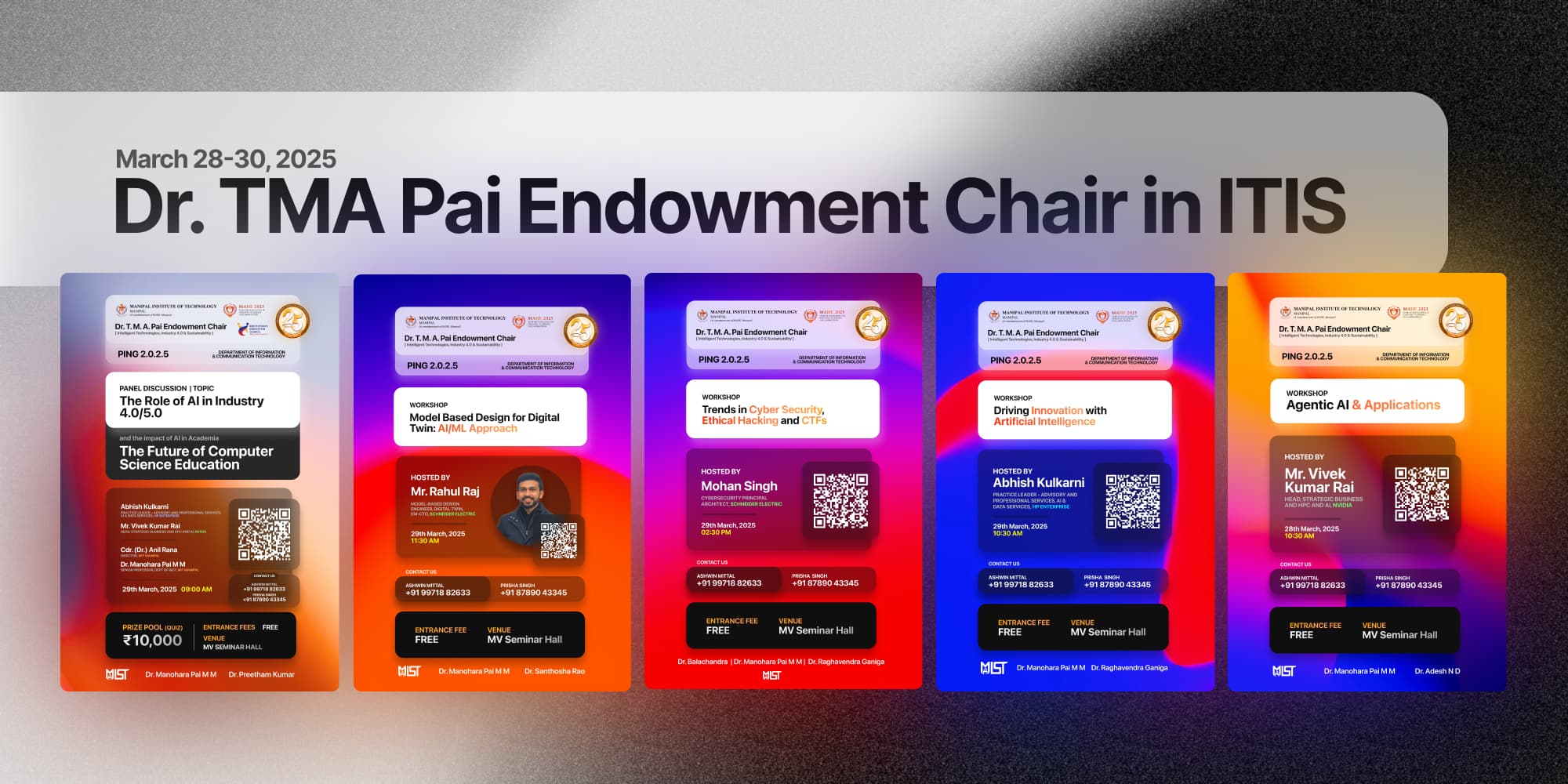 Events and Workshops on AI, Cybersecurity & Digital Transformation